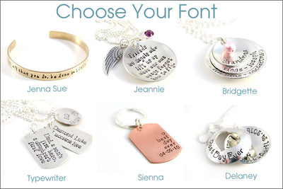 Sterling Silver & Bronze Two Name Necklace |  Custom Mixed Metal Name Jewelry
