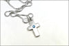 Cross Birthstone Necklace