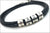 Braided Leather Cord Personalized Bracelet | Custom Name Beads Bracelet