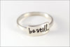 Custom Sterling Silver Ring | Be Still Jewelry