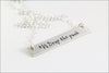 Hockey Mom Bar Necklace | Hockey Sticks