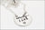 Custom Inspiration Sterling Silver Necklace | Personalized Disc Necklace