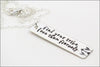 Find Your Tribe Love Them Fiercely Necklace | Custom Silver Rectangle Necklace