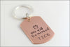 Pet Remembrance Keychain Customized with Pet Name | You Will be Missed