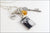 Personalized Family Necklace | Custom Photo Charm, Fancy Key Charm, Sterling Silver Hand Stamped Necklace, Long Chain Necklace