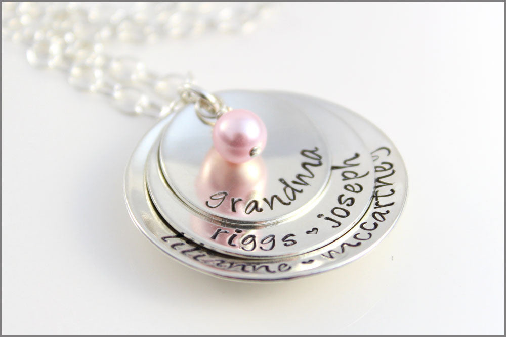 Personalised Pearl Pendant