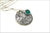 Custom Fingerprint or Thumbprint Disc Necklace