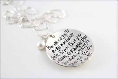 Winnie the Pooh Necklace with Custom Date or Initials