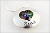 Personalized Heart Locket Necklace | Birthstone Nana Necklace, Sterling Silver Custom Locket, Custom Nana Necklace