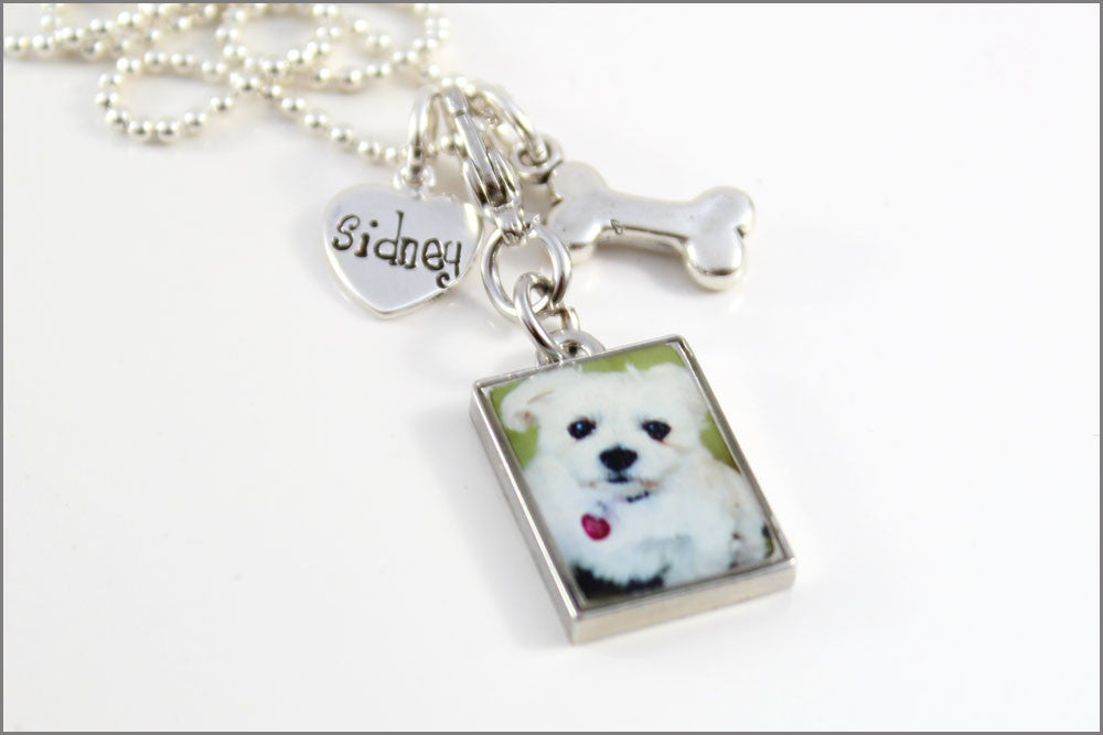 Custom Pet Necklace For Human – Happy & Polly
