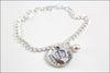 Great Grandma Bracelet | Baby Feet Charm, Sterling Silver Charm Bracelet, Gift for Great Grandma, Grandma Jewelry