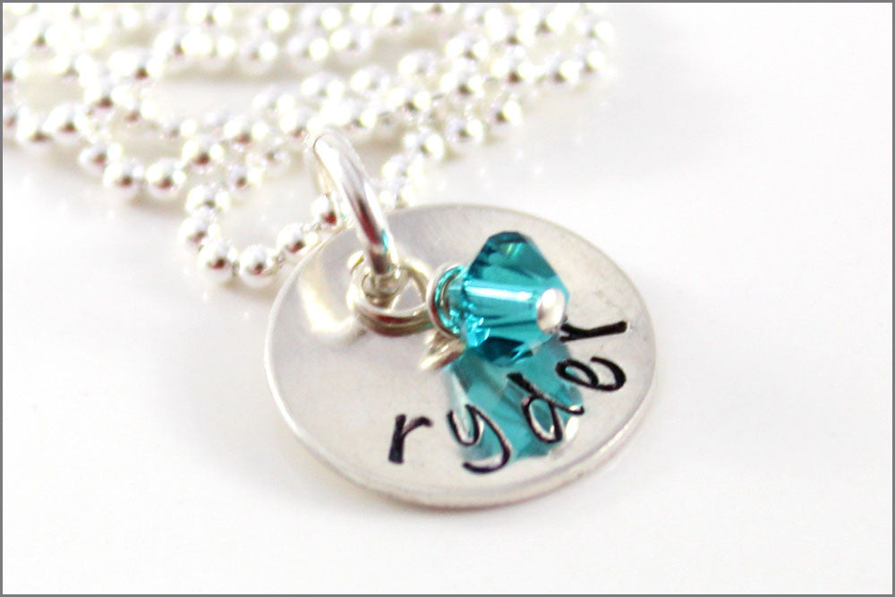  Mothers Necklace Personalized Birthstone Necklace New