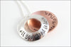 Personalized Family Necklace | All You Need Is Love, Locket Necklace, Beatles Jewelry, Custom Family Necklace, Necklace with Childrens Names
