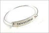 Custom Word Inspiration Bracelet | Sterling Silver Word Bracelet