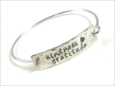 Custom Inspiration Bracelet | Sterling Silver Word Bracelet, Women's Silver Cuff Bracelet, Custom Gifts for Women, Small Gifts for Her