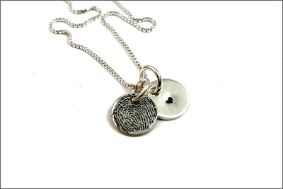 Close to My Heart Dainty Fingerprint Necklace