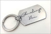 Custom Handwriting Keychain | Signature Keychain