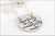 Fearfully & Wonderfully Made Sterling Silver Round Disc Necklace