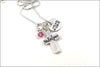 Personalized Cross Name Necklace & Year | First Communion Necklace