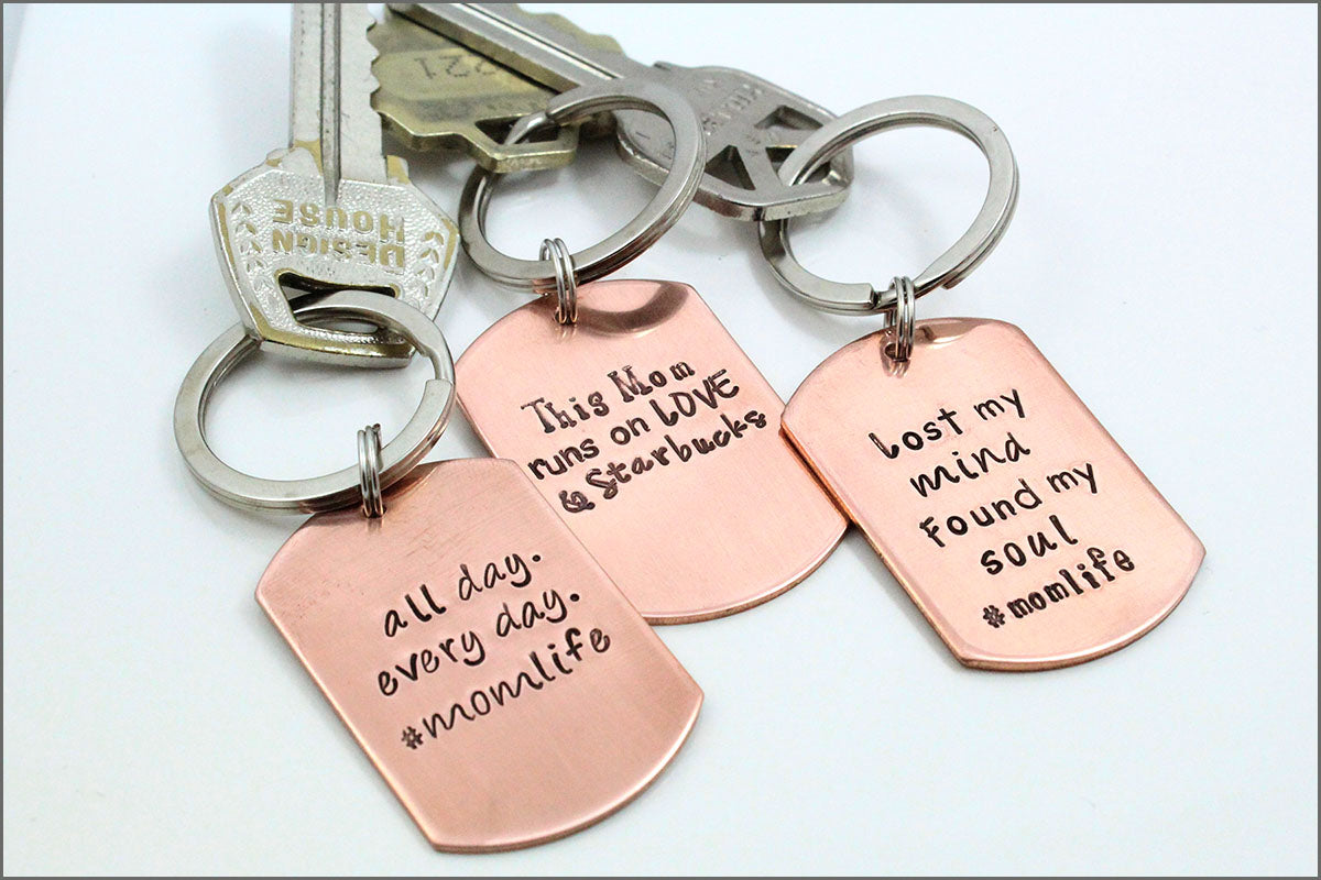 Custom Mom Keychain | #momlife keychain, mommy keychain, handmade gift for mom