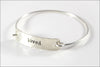 Custom Word Inspiration Bracelet | Sterling Silver Word Bracelet