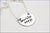 Custom Name Sterling Silver Disc Necklace | Silver Mom Necklace, Custom Name Jewelry, Gifts for Mom, Personalized Mom Necklace