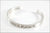 Custom Coordinate Sterling Silver Cuff Bracelet | Latitude Longitude Bracelet