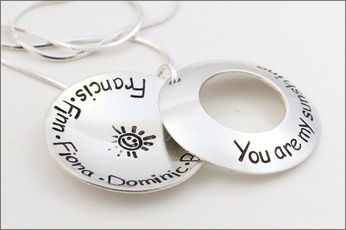 Buy Mother & Daughter You Are My Sunshine, My Only Sunshine Necklaces,  Mommy and Me Jewelry, Daughter Gift, Mama and Mini Necklace Online in India  - Etsy